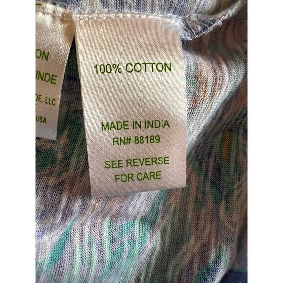 Lilly Pulitzer Essie Top Size XS Aboat Time Light Lilac Verbena Sleeveless - Picture 7 of 8